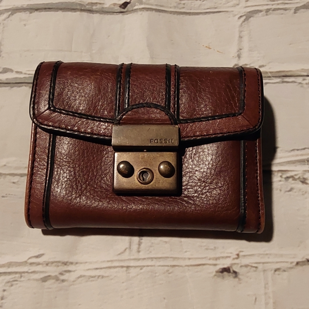 Fossil Brown Leather Wallet